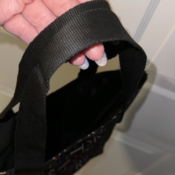 Y2K Victoria’s Secret Print Tote Bag Vintage Purse Handbag Makeup Travel PINK - Picture 3 of 10